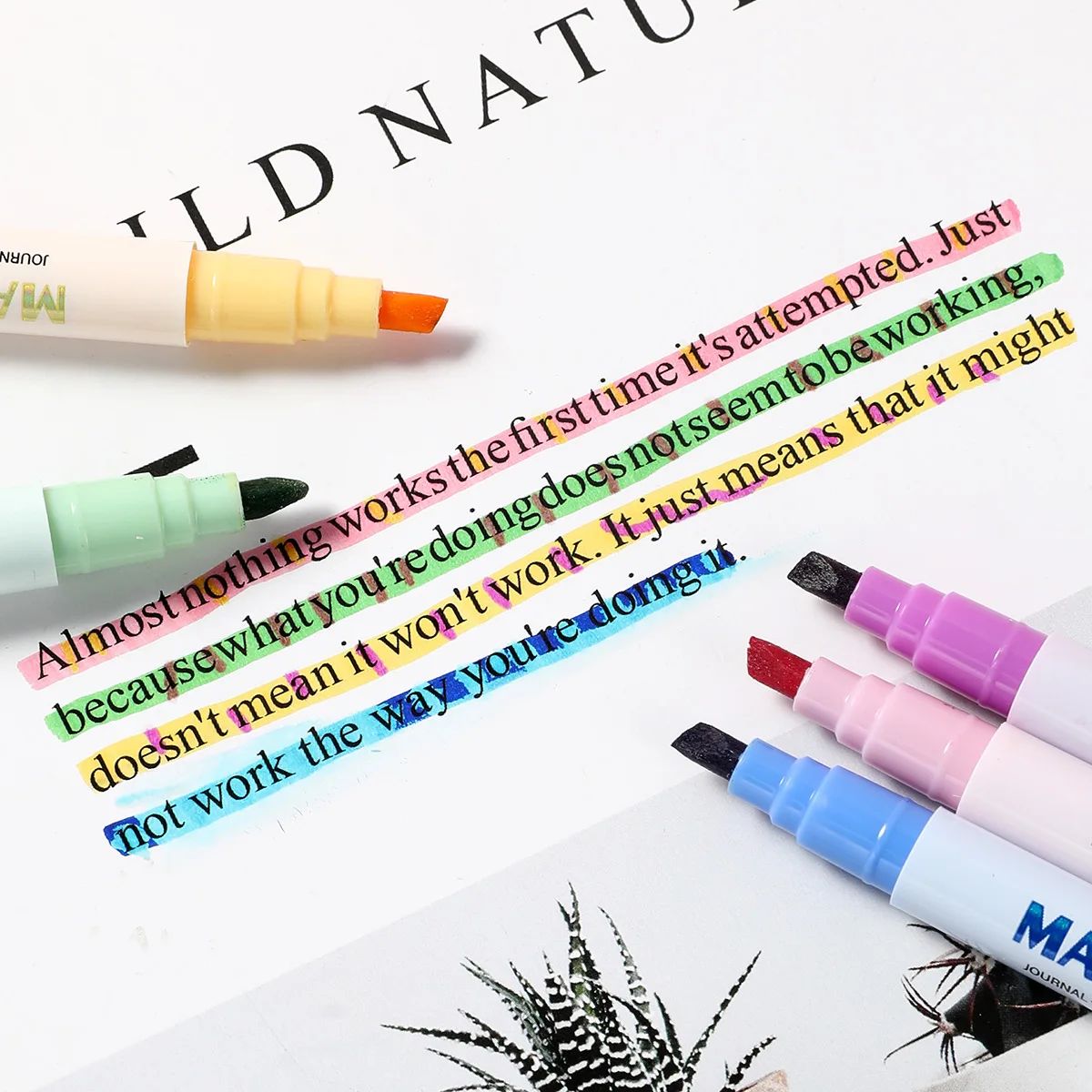Set di evidenziatori che cambi - Pastel Highlighter Set Double Ended recensione e prezzo