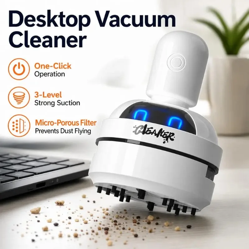 Aspirapolvere da scrivania, mo - Mini Desktop Vacuum Cleaner For Eraser Dust recensione e prezzo